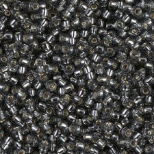 Miyuki rocailles Perlen 11/0 - Silver lined gey 11-21